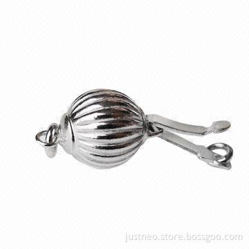 Solid 925 sterling silver/3-strand bar necklace/bracelet clasps